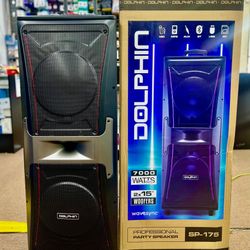 Dual 15” Extra bass Bluetooth Party Speaker