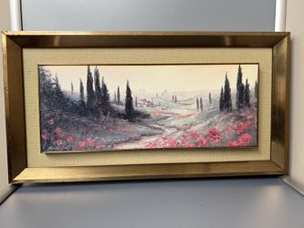 Toscano Panel I Art Fronckowiak Landscape Art Oil Acrylic Print Painting