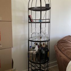 Tall Bar Unit/ Brown Color 