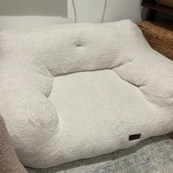 Oversize Comfy Beanbag  Chair, Boucle Fabric