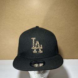 Los Angeles Dodgers Cheetah Logo Design New Era SnapBack Hat