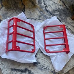 Red Jeep Wrangler Jk TailLight Covers