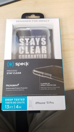 Brand new iPhone 11 pro - Presidio Stay clear case