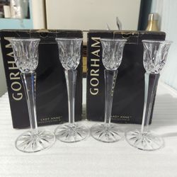 Lady Anne Candlestick 8". Gorham Brand. Hablo Español.