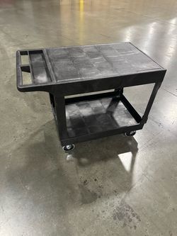 Uline Flat Shelf Utility Cart