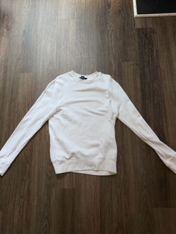 French Connection FCUK Back Logo Crewneck Sweatshirt White