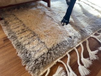9x12 Beni Ourain wool rug
