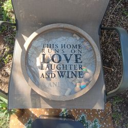 Home wine tray