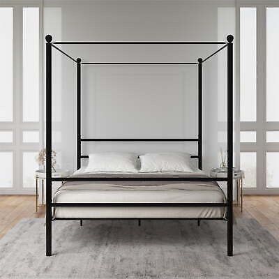 Metal Canopy Queen Bed