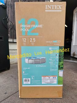 Intex Metal Frame 12ft x 30in Swimming Pool 💥