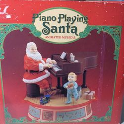 Piano Playing Santa