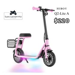 Electric Scooter for Kids! Brand New! Kids Electric Scooter with Seat and Basket! Hiboy Brand! Q2 Lite Model! Affordable Price!