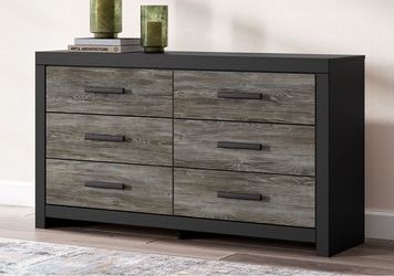 Ashley gray/black dresser