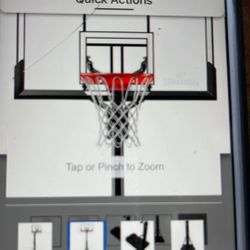 Acrylic Portable Spalding Basketball Court