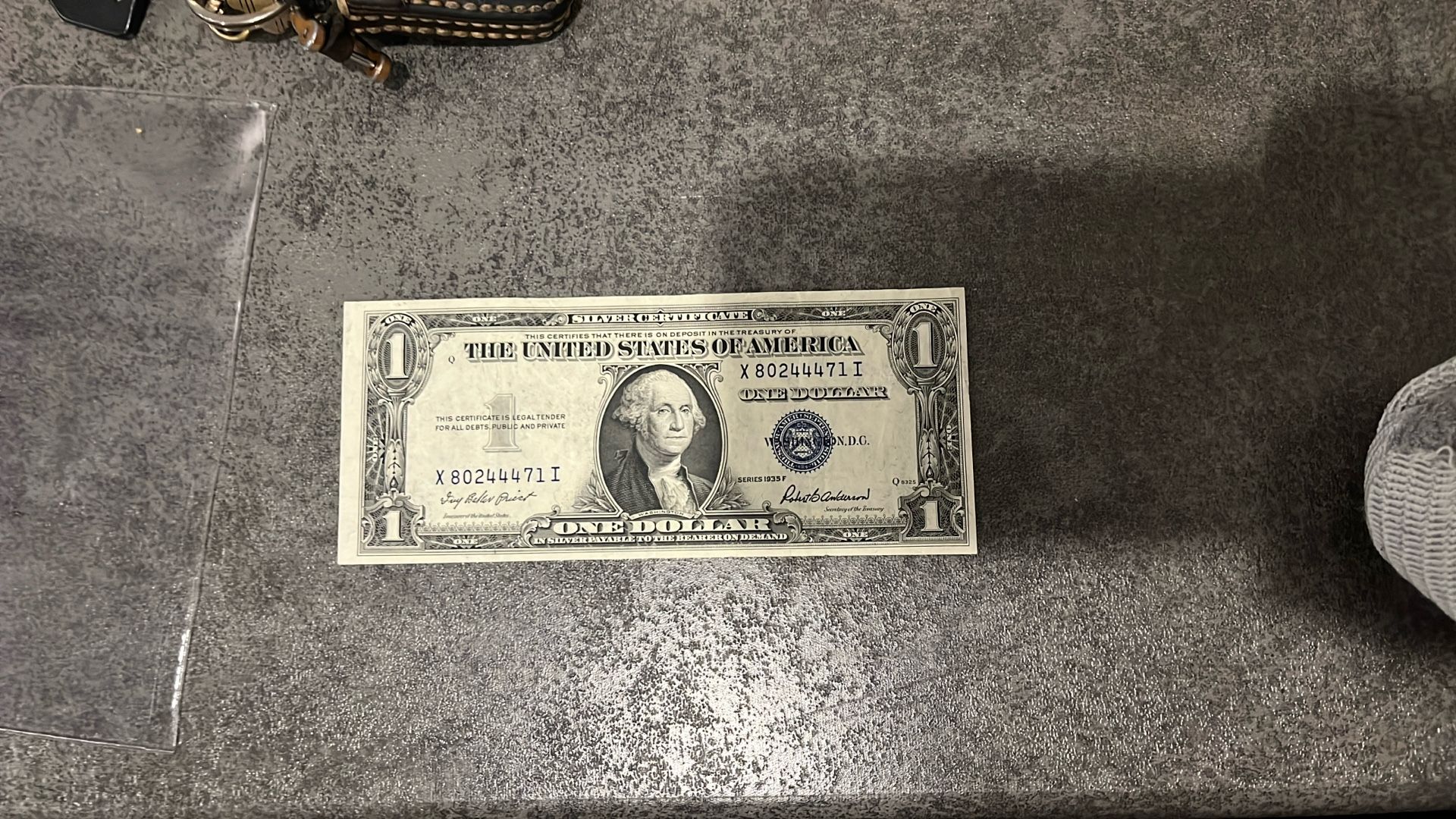 1935 Dollar Bill 