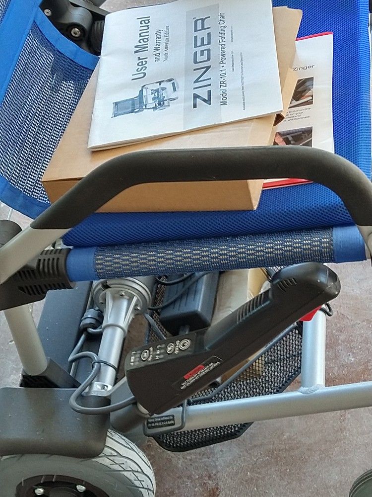 Zinger Model ZR-10.1 Powered Folding Chair