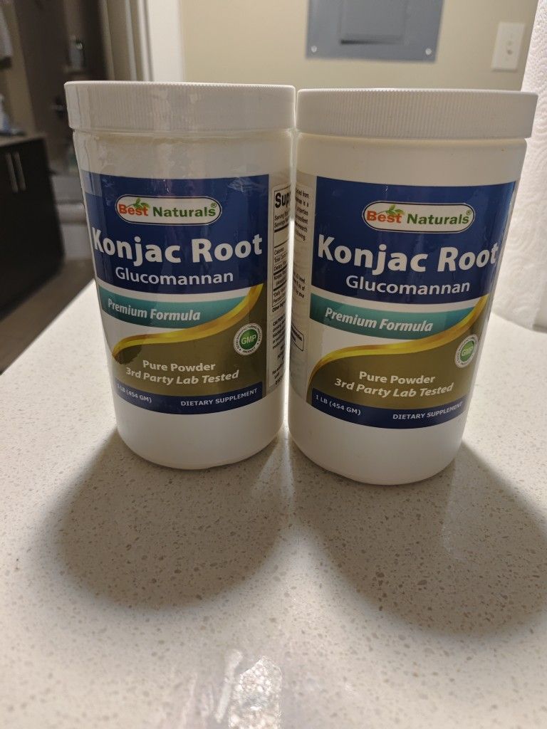 Konjac Powder 1 Pound x 2