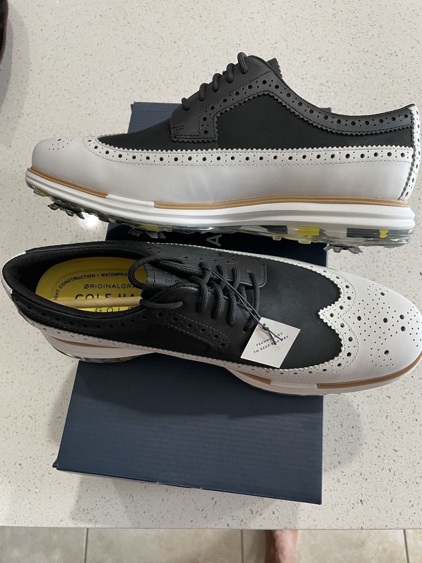 Cole Haan Mens Original Grand Tour Golf Waterproof Oxford Size 10.5