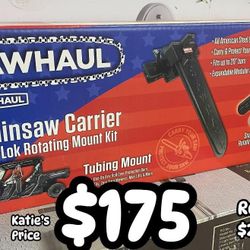 SawHaul 20-in Universal Chainsaw Carrier Holster Kit!