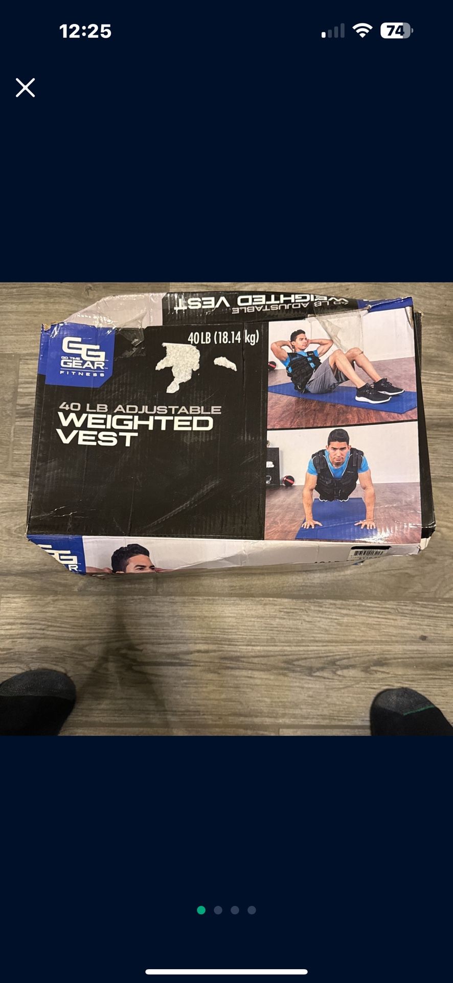 Go Time Gear 40 Pound Adjustable Weighted Vest