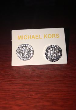 MK earrings silver