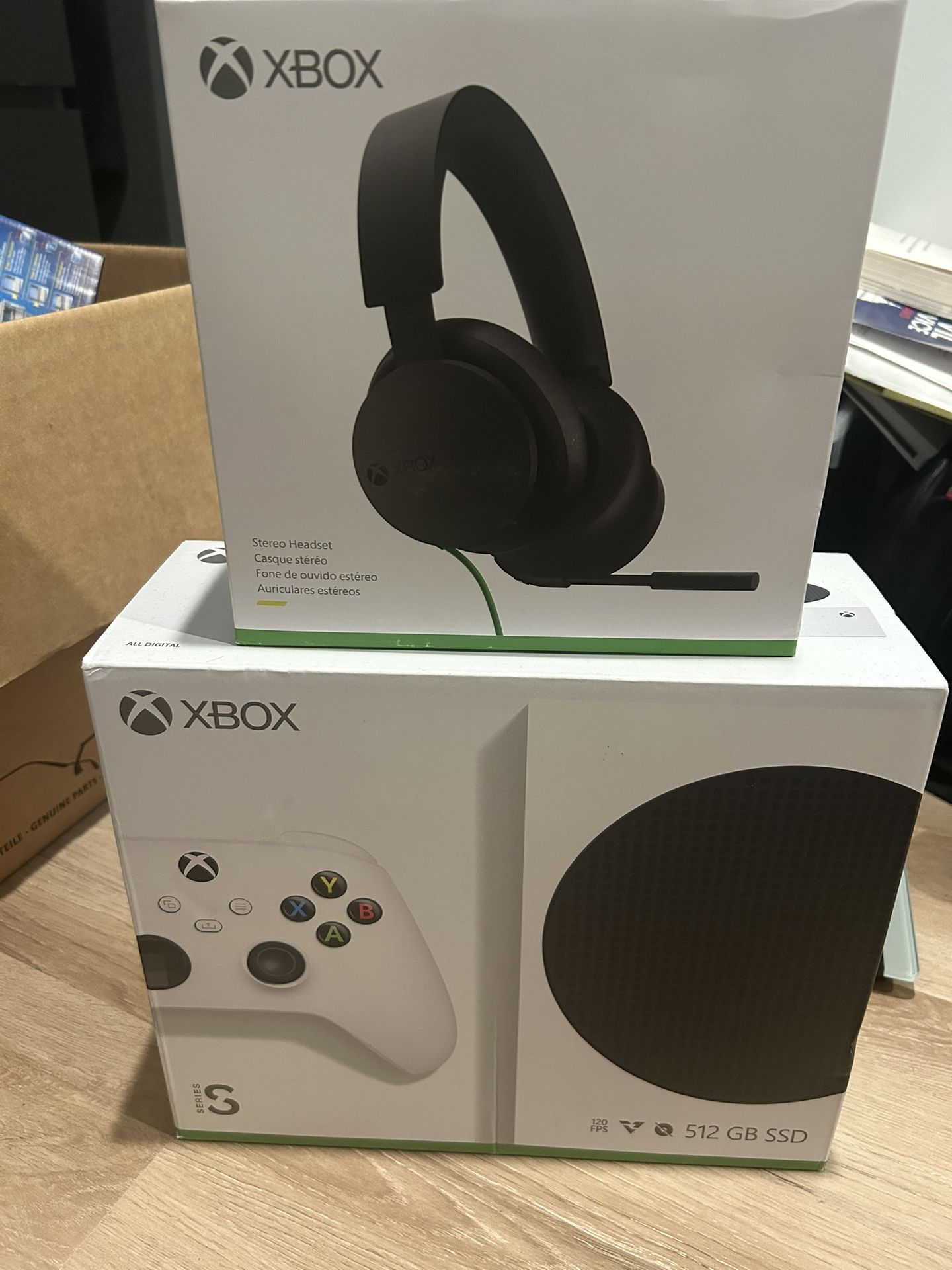 Xbox Console + Controller + Headset Combo.