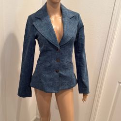 Denim Blazer  