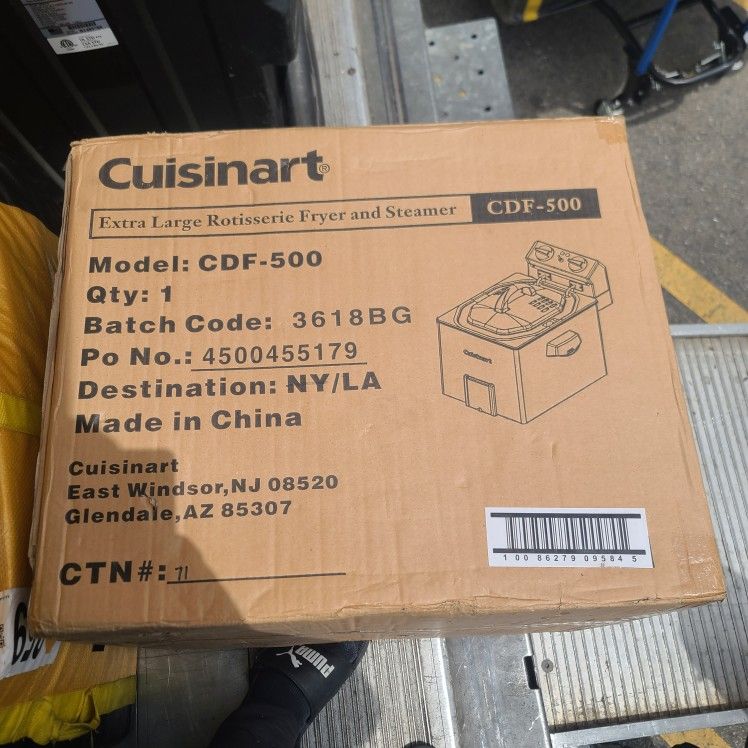 EXTRA LARGE ROTISSERIE FRYER AND STEAMER