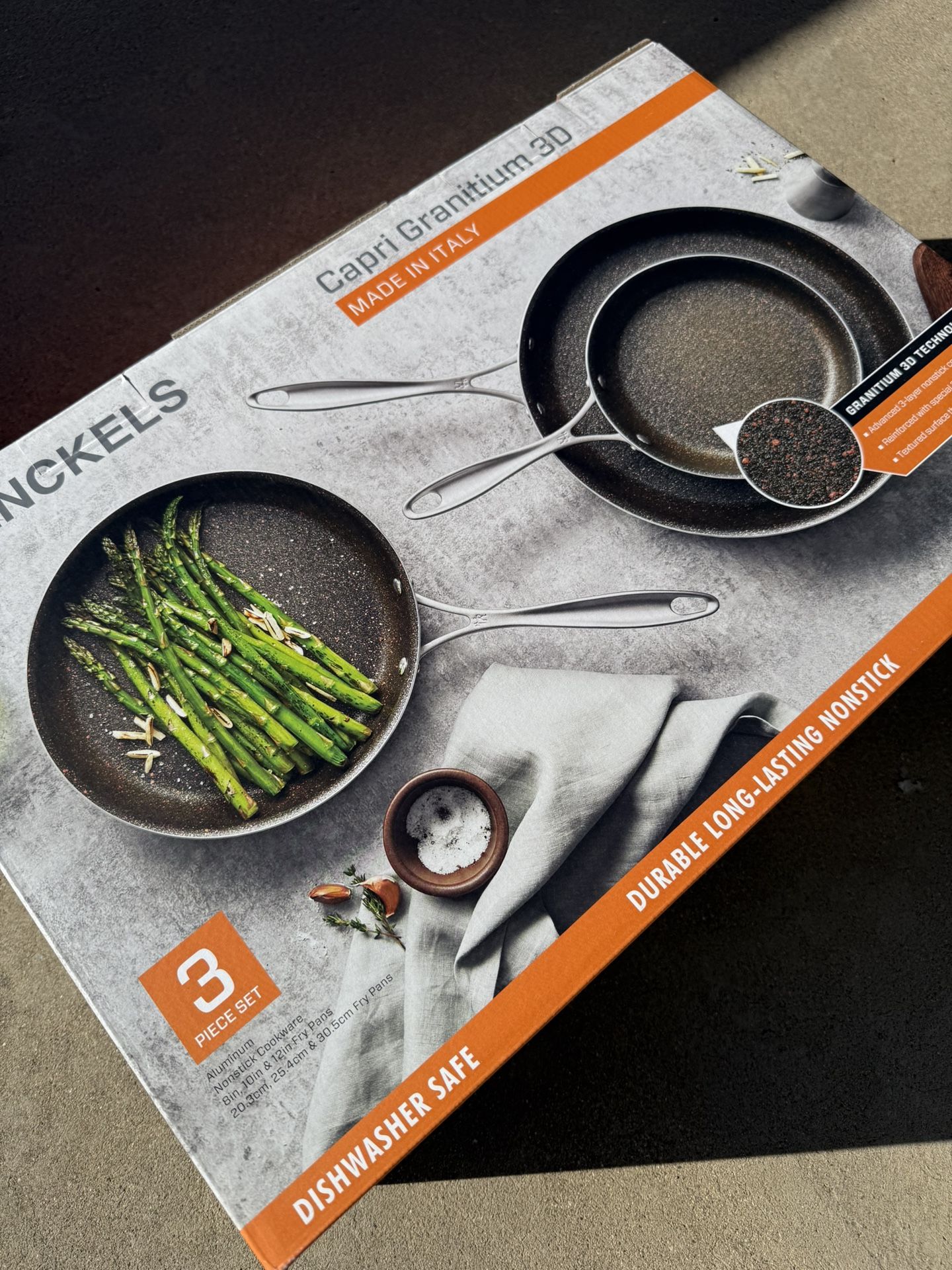 Henckels Cookware 3 Piece Made In Italy