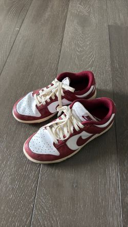 Nike Vintage Red Low Dunk Women’s 6.5