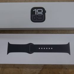 Apple Watch Series 10 42MM Jet Black Aluminum MWWE3LW/A. GPS 887799-1 