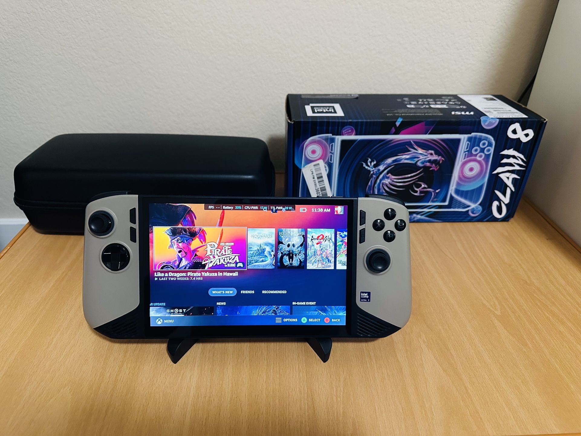 MSI Claw 8 Ai+ in Mint Condition