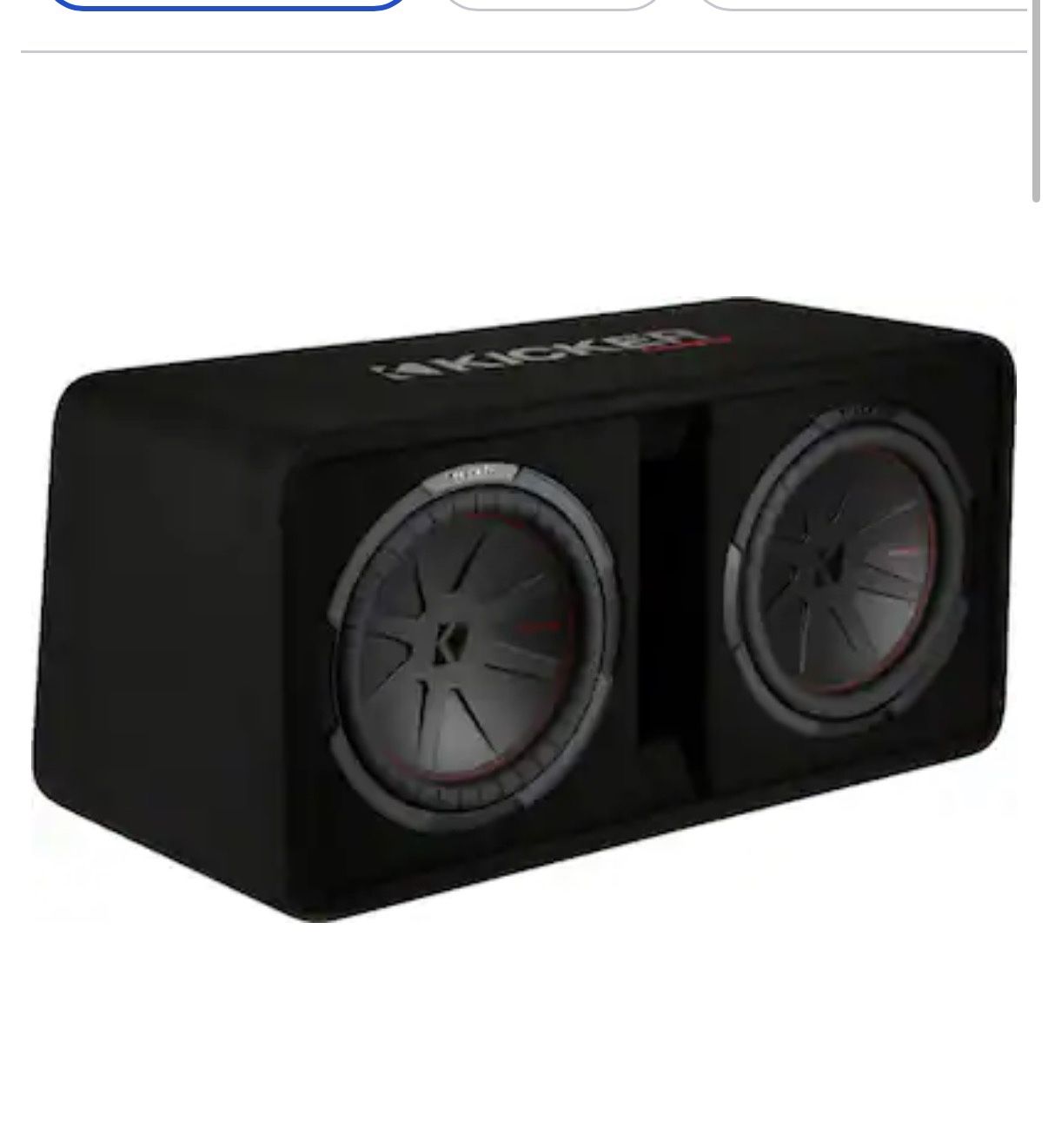 Subwoofer Kickers CompR 12”