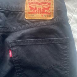 514 Black Levi’s 