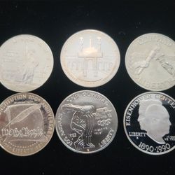 90% Silver Commemorative Dollars