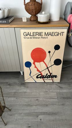 Vintage 1970 Galerie Maeght Art Poster