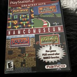 Namco Museum PS2 Complete CIB PlayStation 2 Pacman DigDug Galaga Pole Position