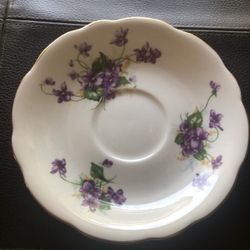 Antique Heathcote bone China single saucer replacements