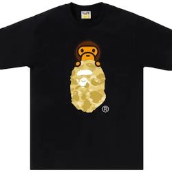 Bape Shirt, Abc Milo on GIANT Ape Color Camo Yello