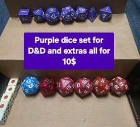 RPG Polyhedral Dice Set Bundle (D&D)