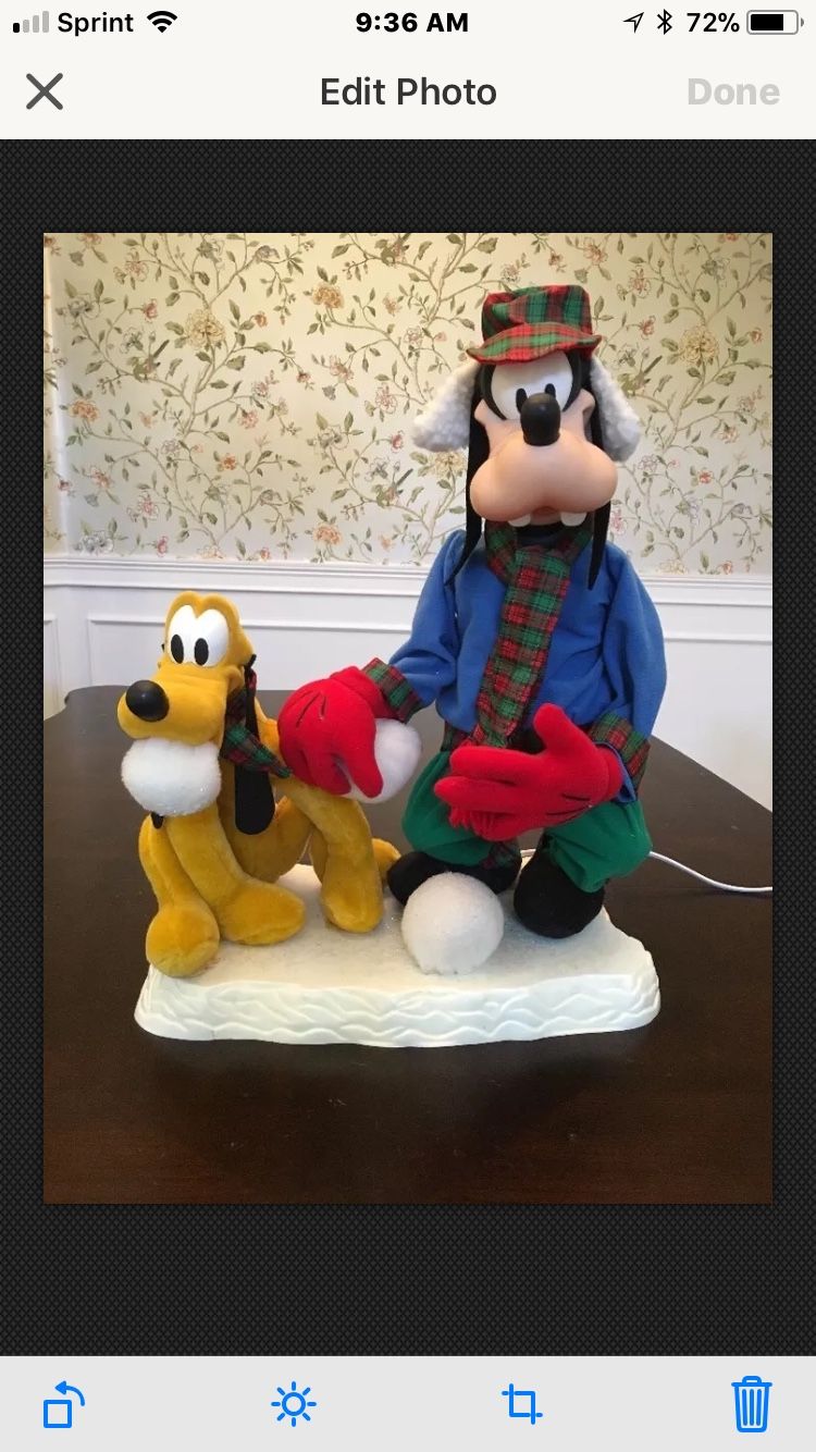 Rare Santa’s Best outlet Animated Goofy and Pluto