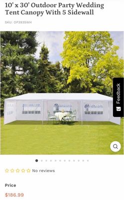 Canopy tent 10 x 30