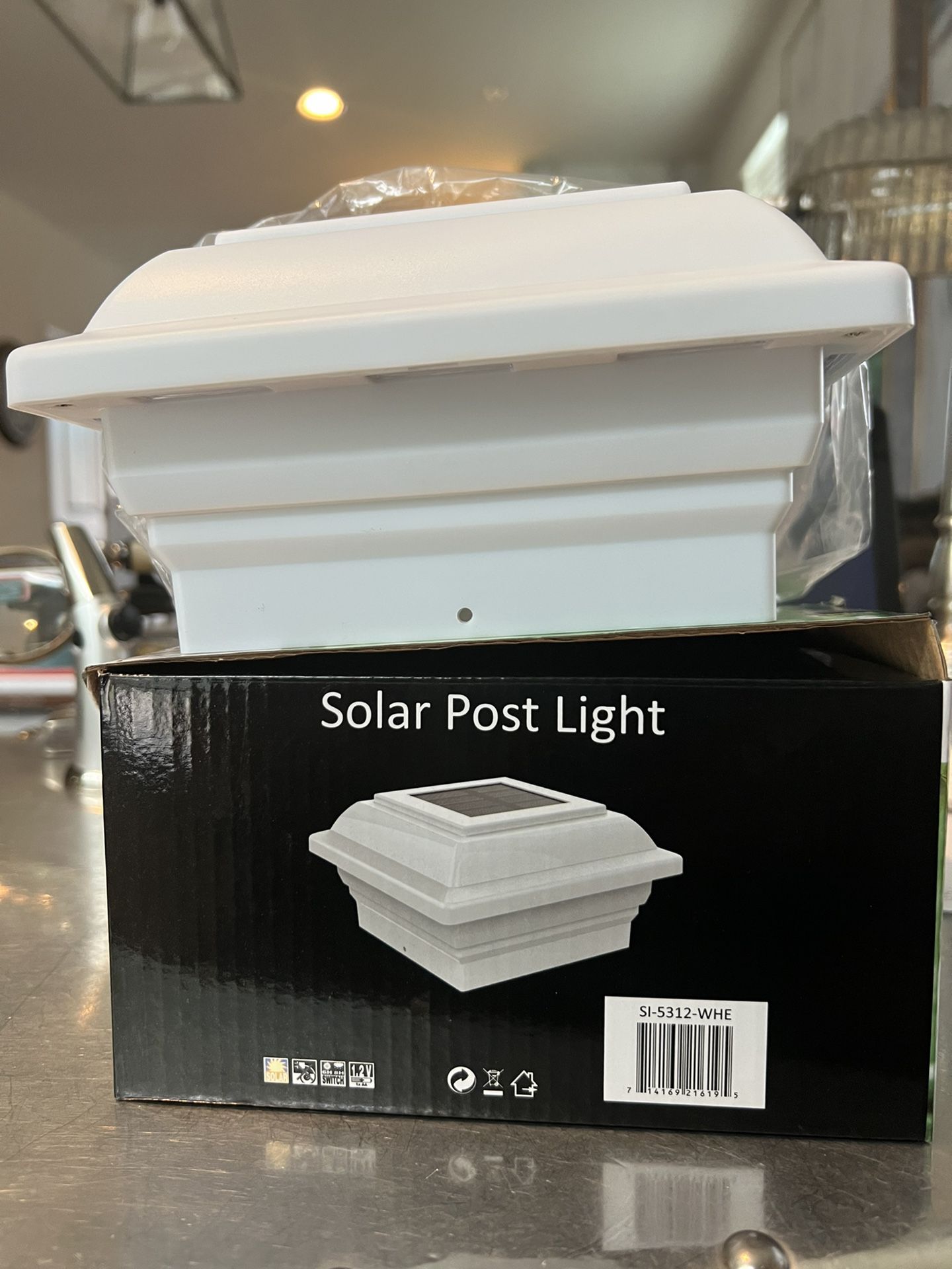 Solar Post Light (White)
