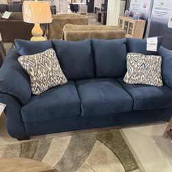 AP🎉 Blue Living Room Set - Sofa & Chair// Financing - Delivery 