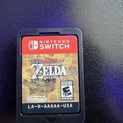 Legend Of Zelda Breath Of The Wild Nintendo Switch Game