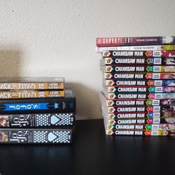 Chainsaw Man Jojos Bizzare Adventure and Attack on Titan Manga