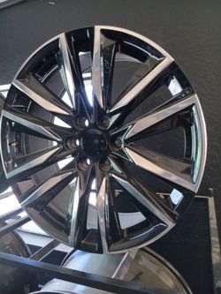 22x9 CHEVY RIMS 6 LUGS