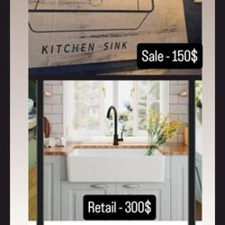 Kitchen Sink Deer Valley. Brand New In Box.  No Issues