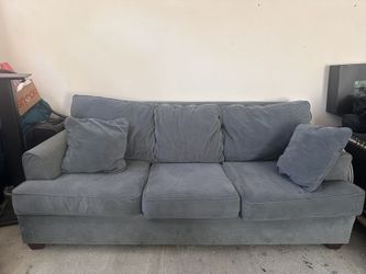 Blue Velvet Couch