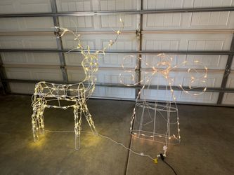 Christmas Decoration Outdoor Reindeer and Angel Lights